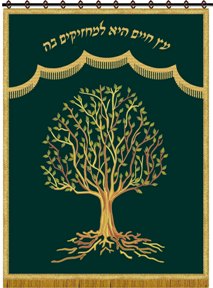 Torah ark cover, paroches, parochet