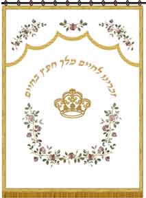 Torah ark cover, paroches, parochet