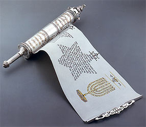 Netafim sterling silver megillah holder