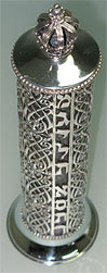 Netafim sterling silver megillah holder