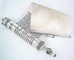 Netafim sterling silver megillah case