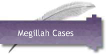 megillah cases, megillah holders from Israel
