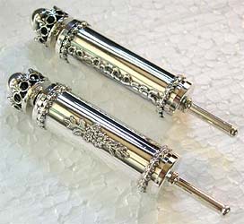 pitum ha-ketoret in sterling silver holders