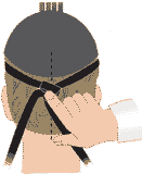 Proper head tefillin placement