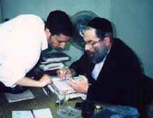 Asking a rabbi a question about a mezuzah