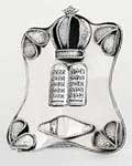 Netafim sterling silver Torah breastplate