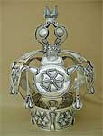 Netafim sterling silver Torah crown