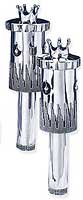 Bier sterling silver Torah rimonim