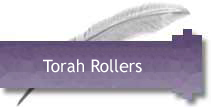 Torah rollers, atzei chaim, from Israel